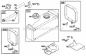 Fuel Tank Grp Diagram and Parts List for 28A702-0102-01  Briggs and Stratton Engine